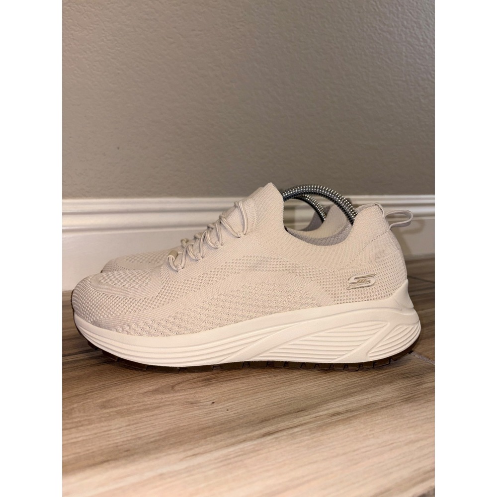 Skechers Bobs Sparrow 2.0 White Women's Size 11 Comfy Stretch Fit Sneakers - Picture 2 of 8